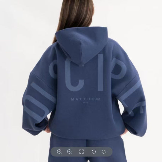 Loose Fashion Men And Women Letter Printing sweatshirt