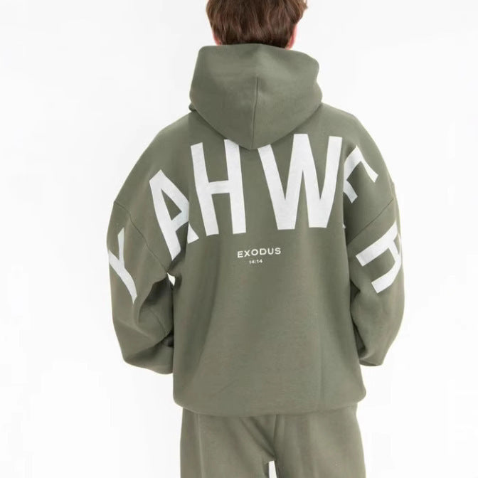 Loose Fashion Men And Women Letter Printing sweatshirt